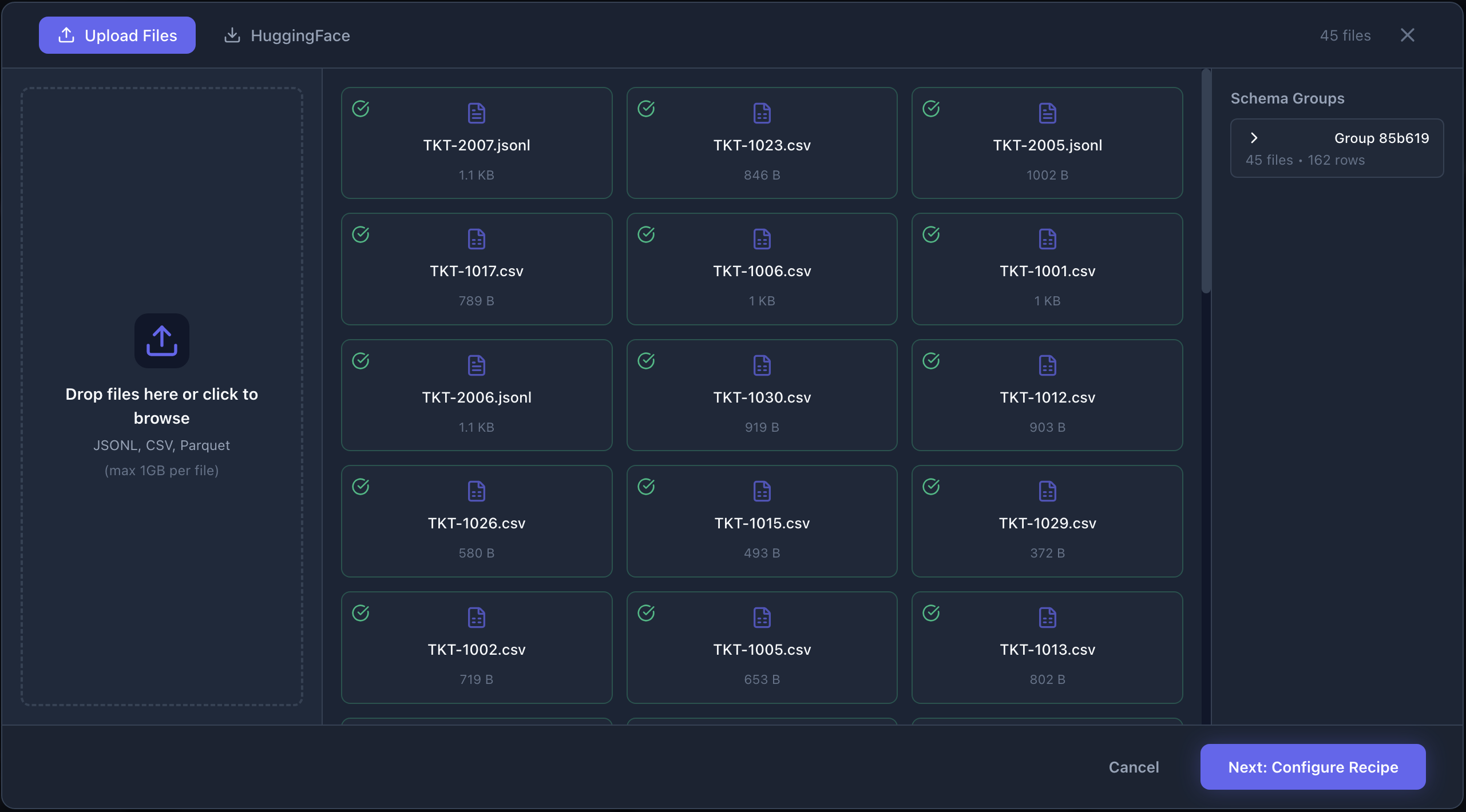 File Upload Interface